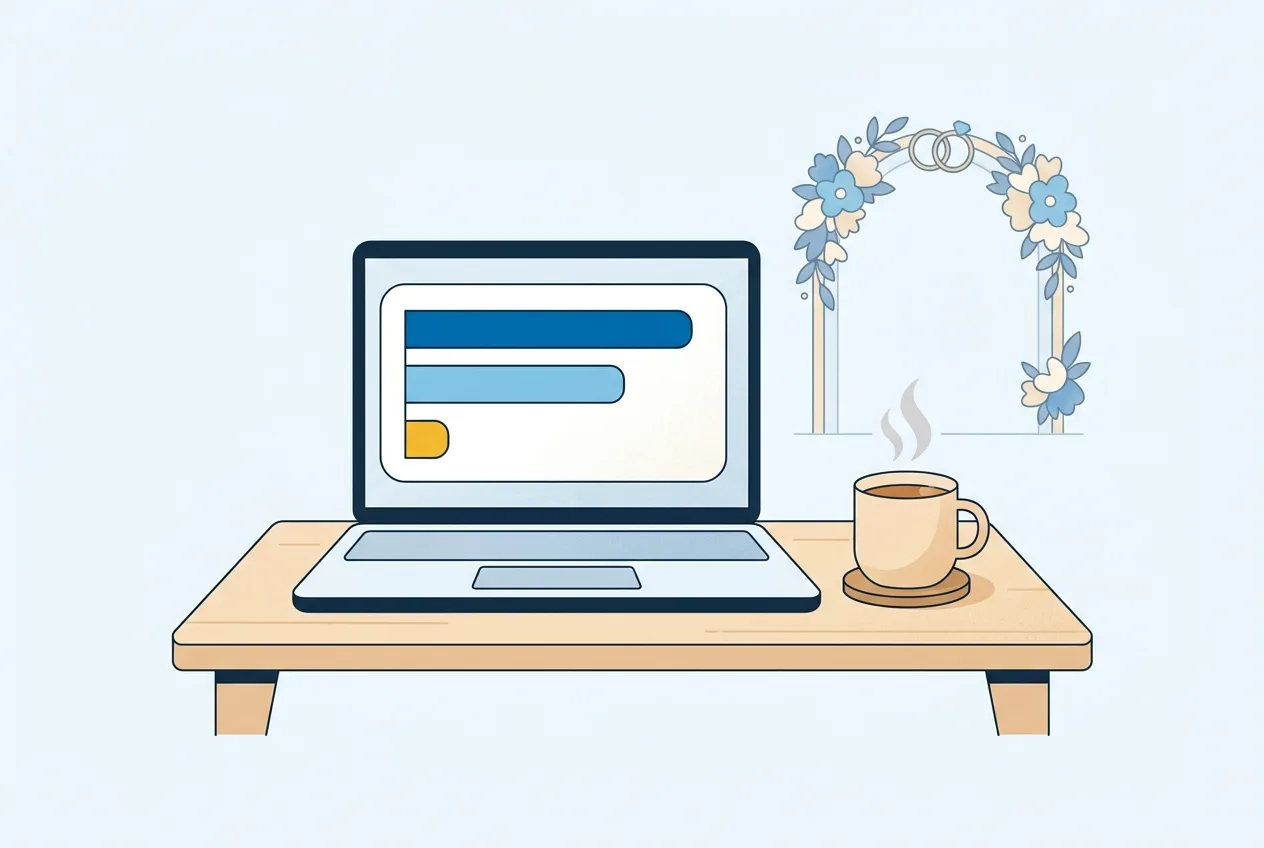 Illustration: Laptop mit Tarifvergleich