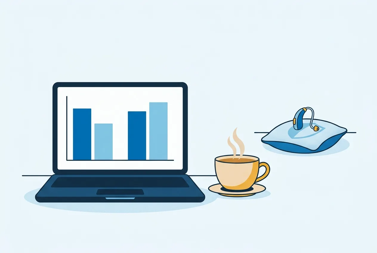 Illustration: Laptop mit Tarifvergleich