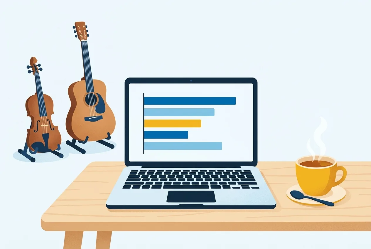 Illustration: Laptop mit Tarifvergleich