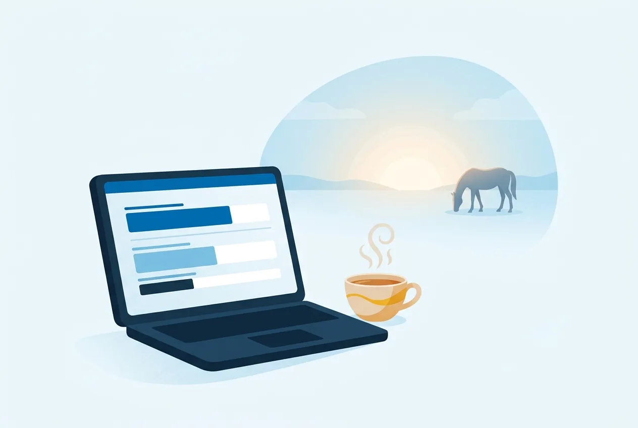 Illustration: Laptop mit Tarifvergleich