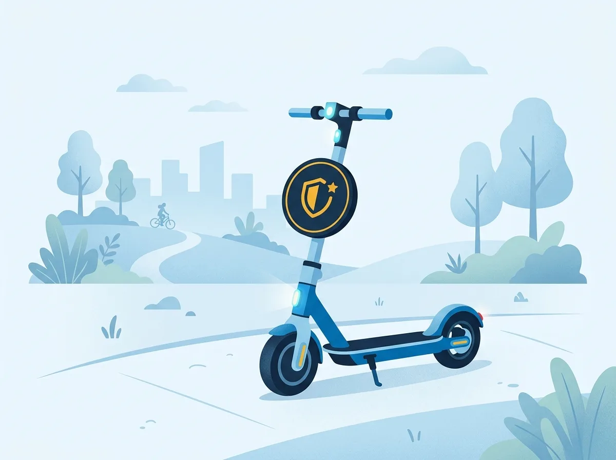 Illustration: E-Scooter-Versicherung