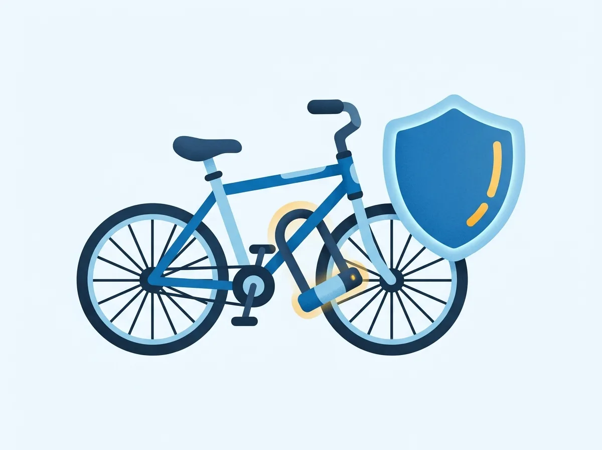 Illustration: Fahrradversicherung