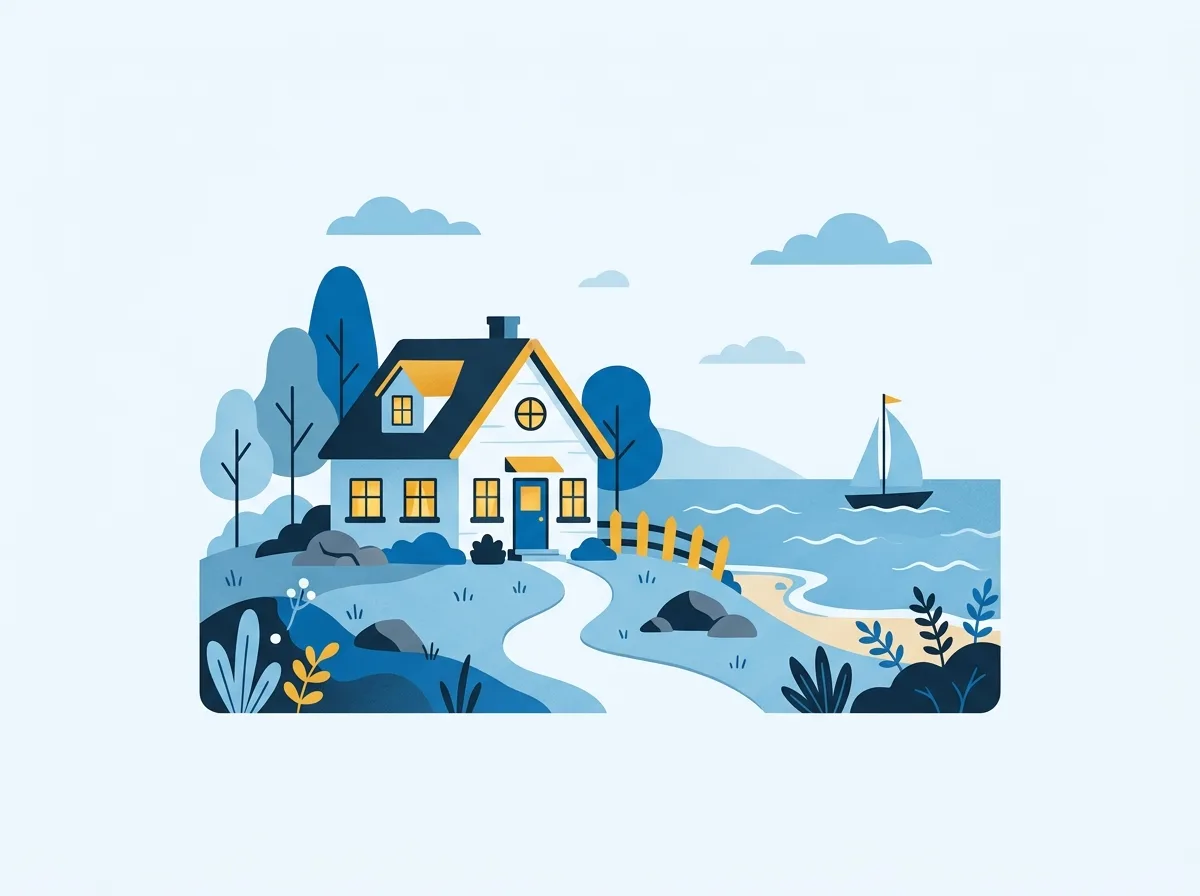 Illustration: Ferienhausversicherung