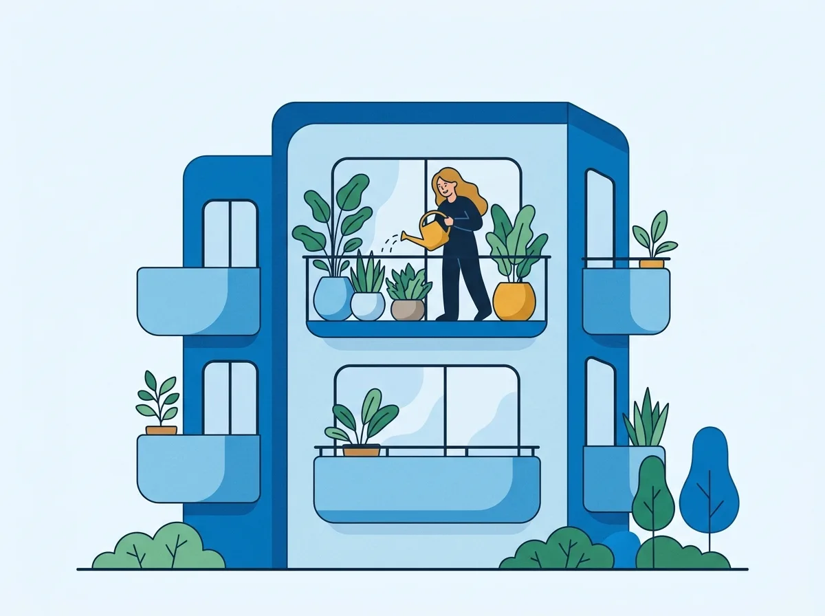 Illustration: Die Gebäudeversicherung für Mieter