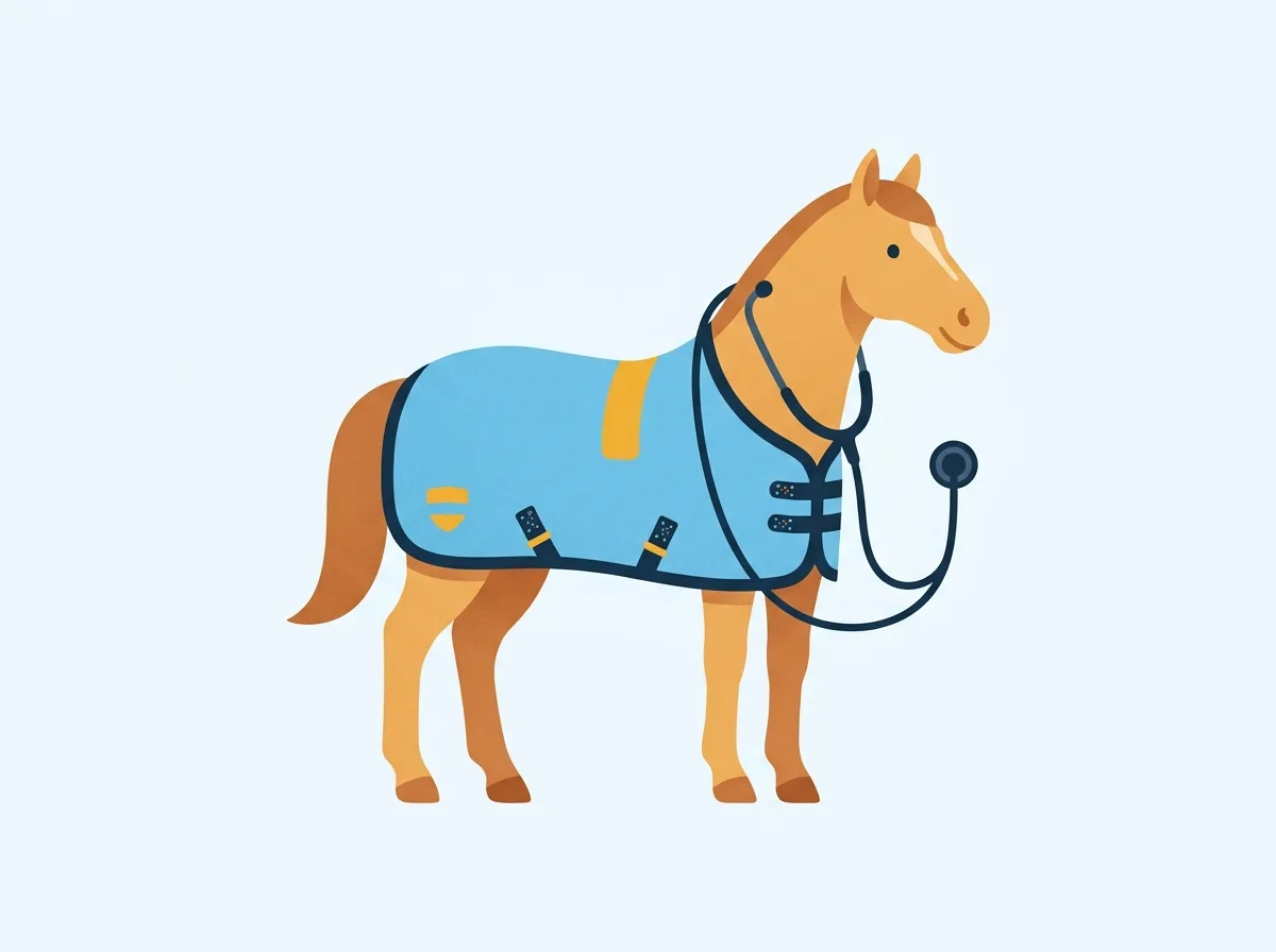 Illustration: Pferdekrankenversicherung