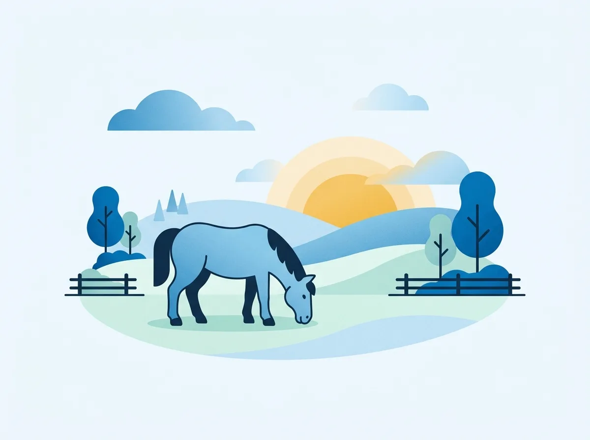 Illustration: Pferdelebensversicherung