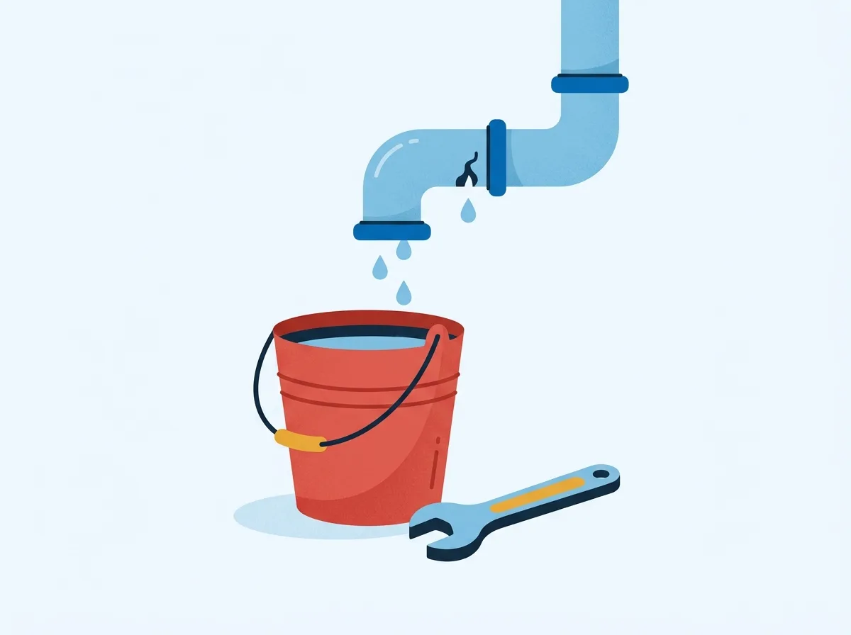 Illustration: Wasserschaden