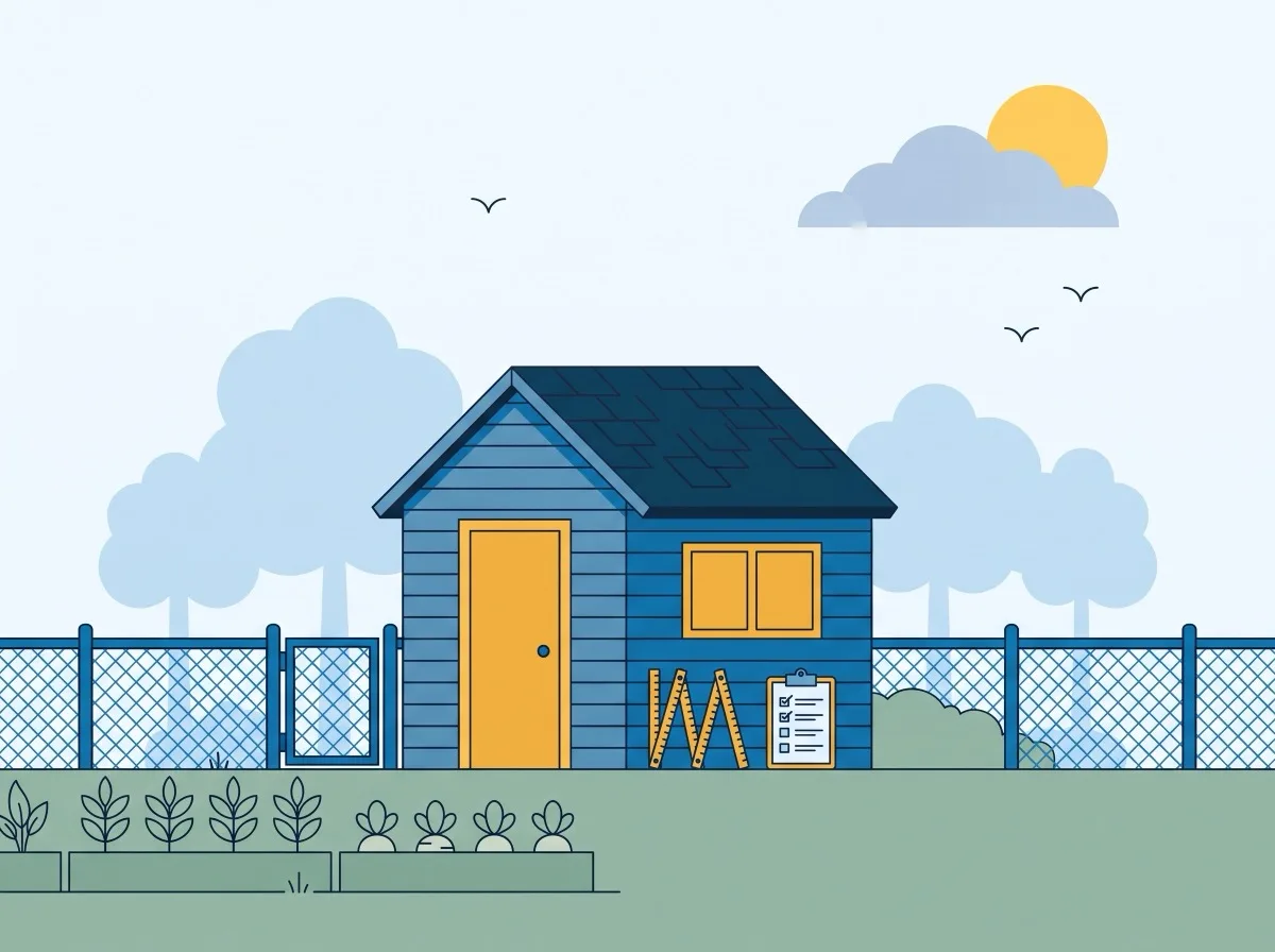 Illustration: Wertermittlung im Kleingarten