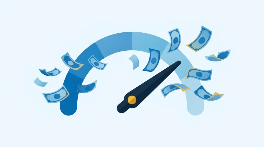 Illustration: Die Vor- und Nachteile von Sofortkrediten: Eine Analyse für finanzielle Entscheidungen