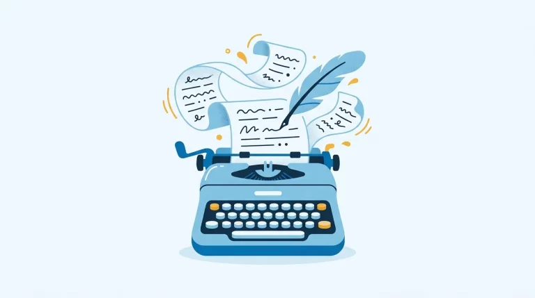 Illustration: Ghostwriter in der Versicherungsbranche