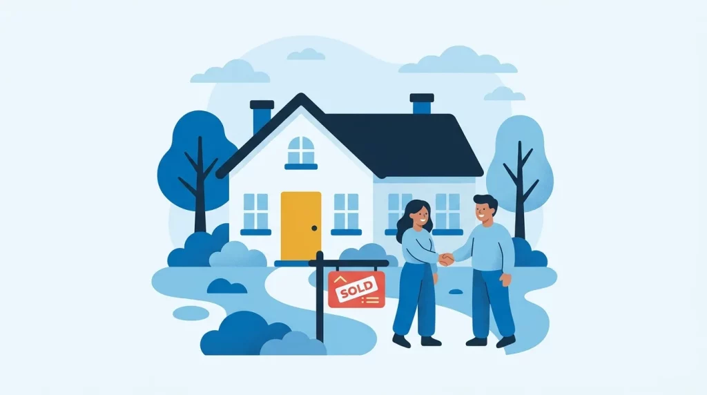 Illustration: Immobilienverkauf ohne Makler: So sparen Eigentümer bares Geld
