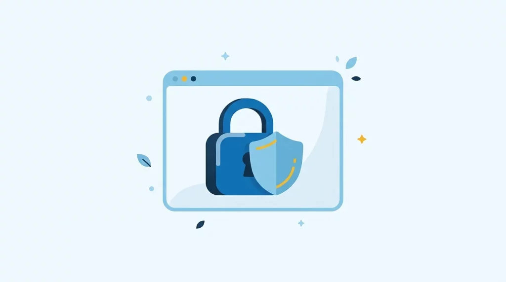 Illustration: Kaufmännische Software und Datenschutz