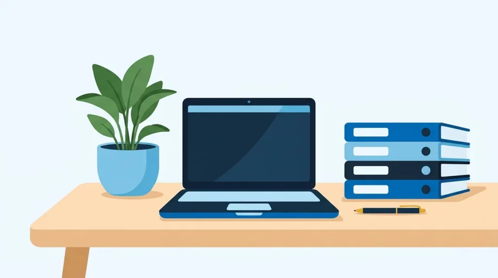 Illustration: Minimalismus im Business: Wie klare Kontenstrukturen den Kopf für das Wesentliche freimachen
