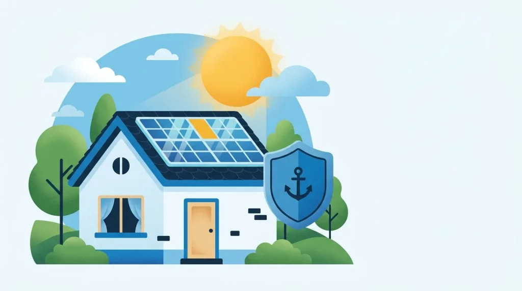 Illustration: Photovoltaikversicherung
