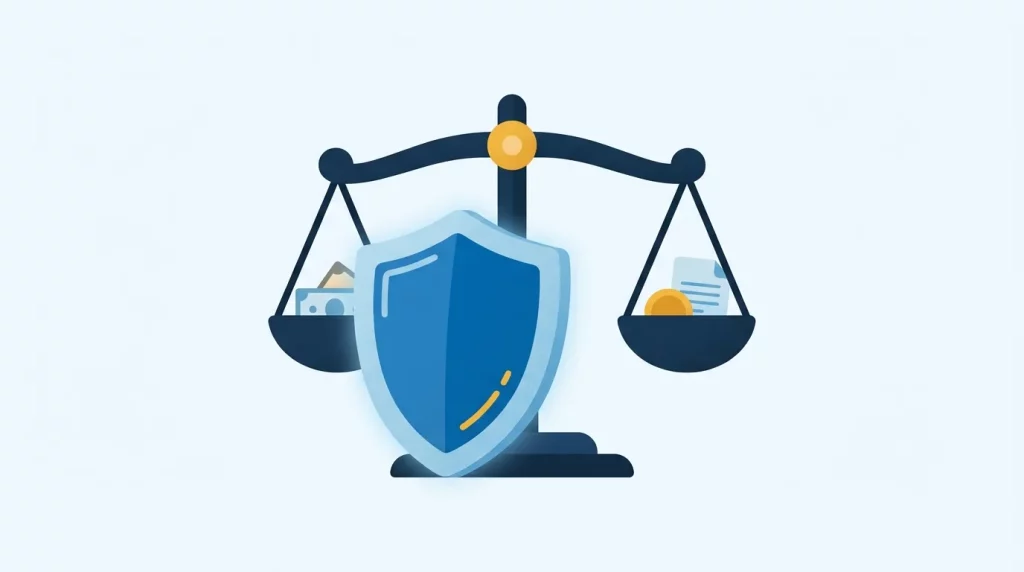 Illustration: Rechtsschutzversicherung: Was deckt sie ab, und was eher nicht?