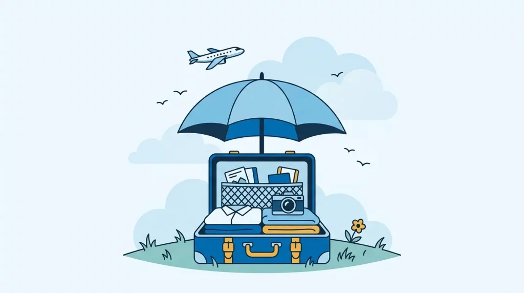 Illustration: Reiseversicherungen im Vergleich: Welche Absicherung sich wirklich lohnt