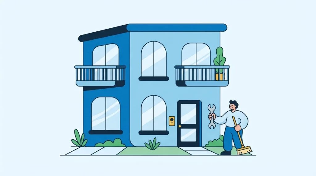 Illustration: Scharku: Ihr zuverlässiger Partner für Hausmeister- und Objektbetreuung